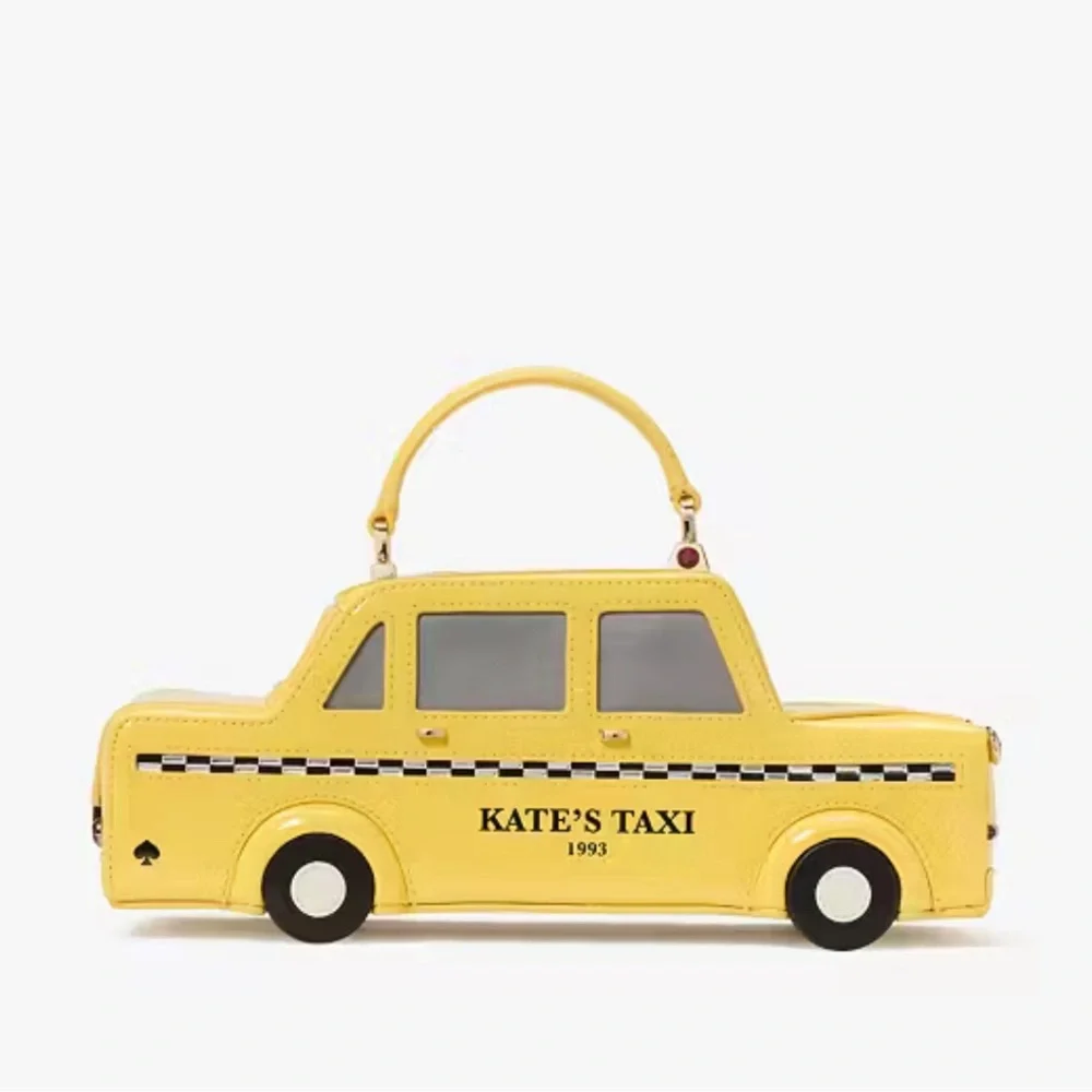 Kate Spade NWT NYC 3D Taxi Crossbody - Yellow‎